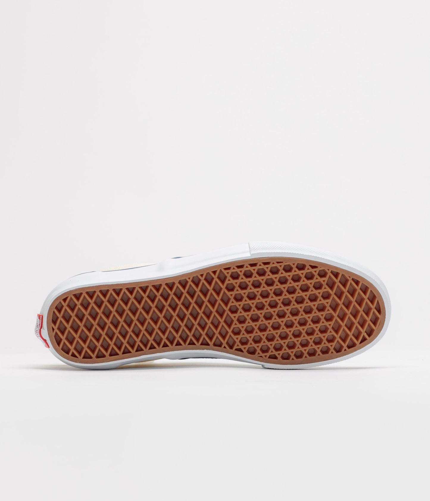 Vans Skate Slip-On Shoes - (Checkerboard) Blue / White