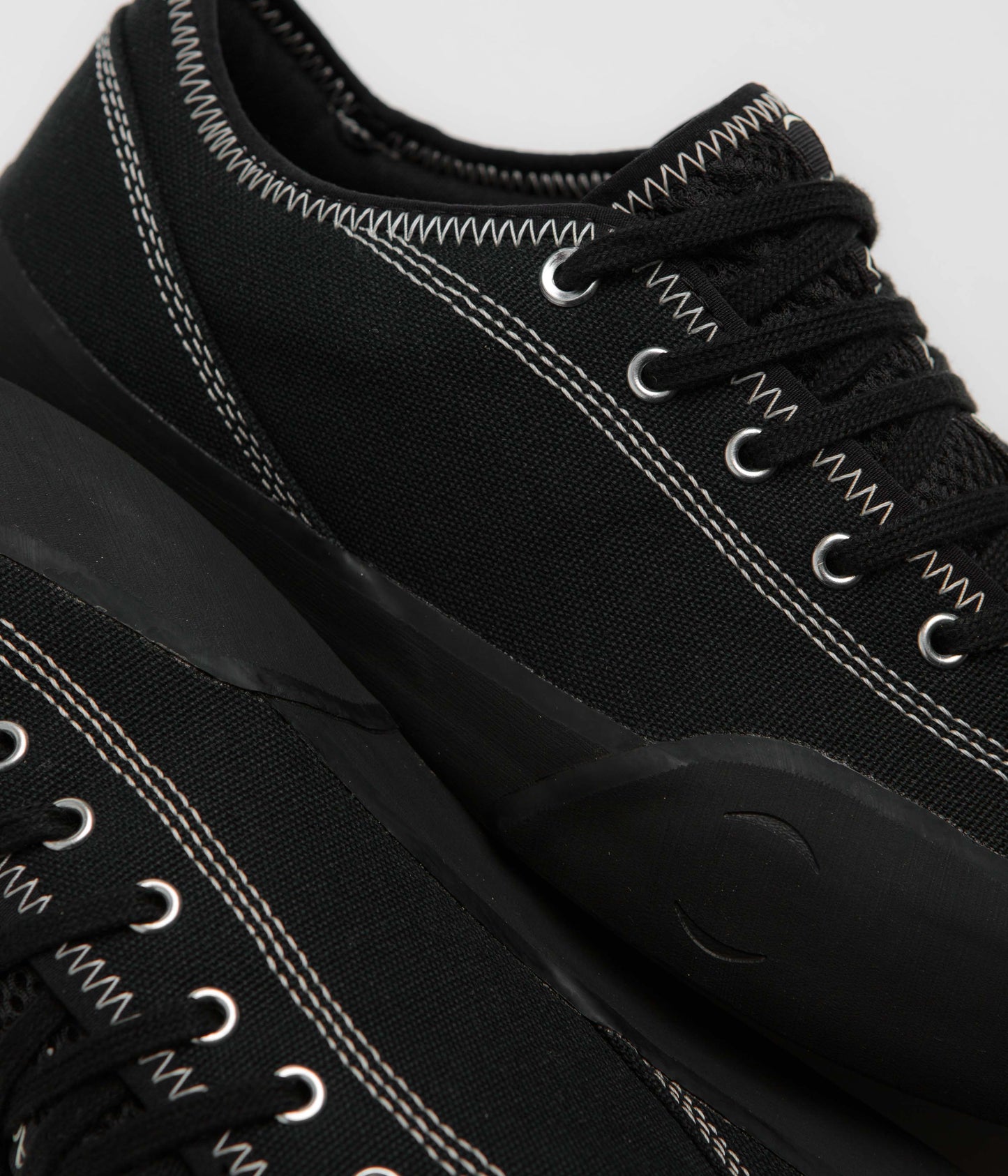 Village PM 1.30 PM Canvas Shoes - Black / Natural Black