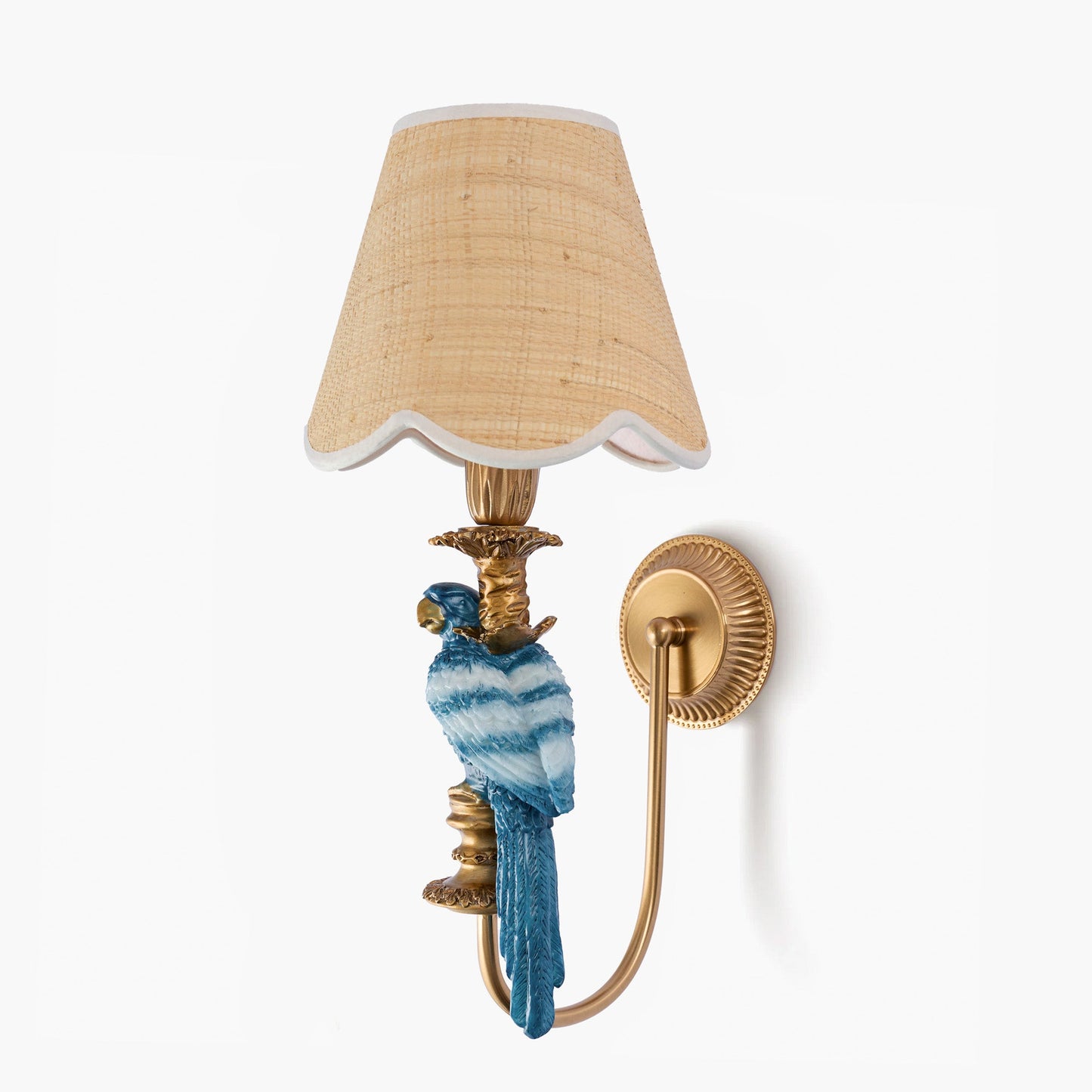 Blue Parrot Rechargeable Wall Light