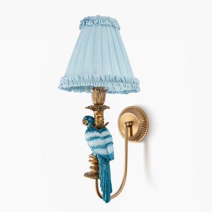 Blue Parrot Rechargeable Wall Light