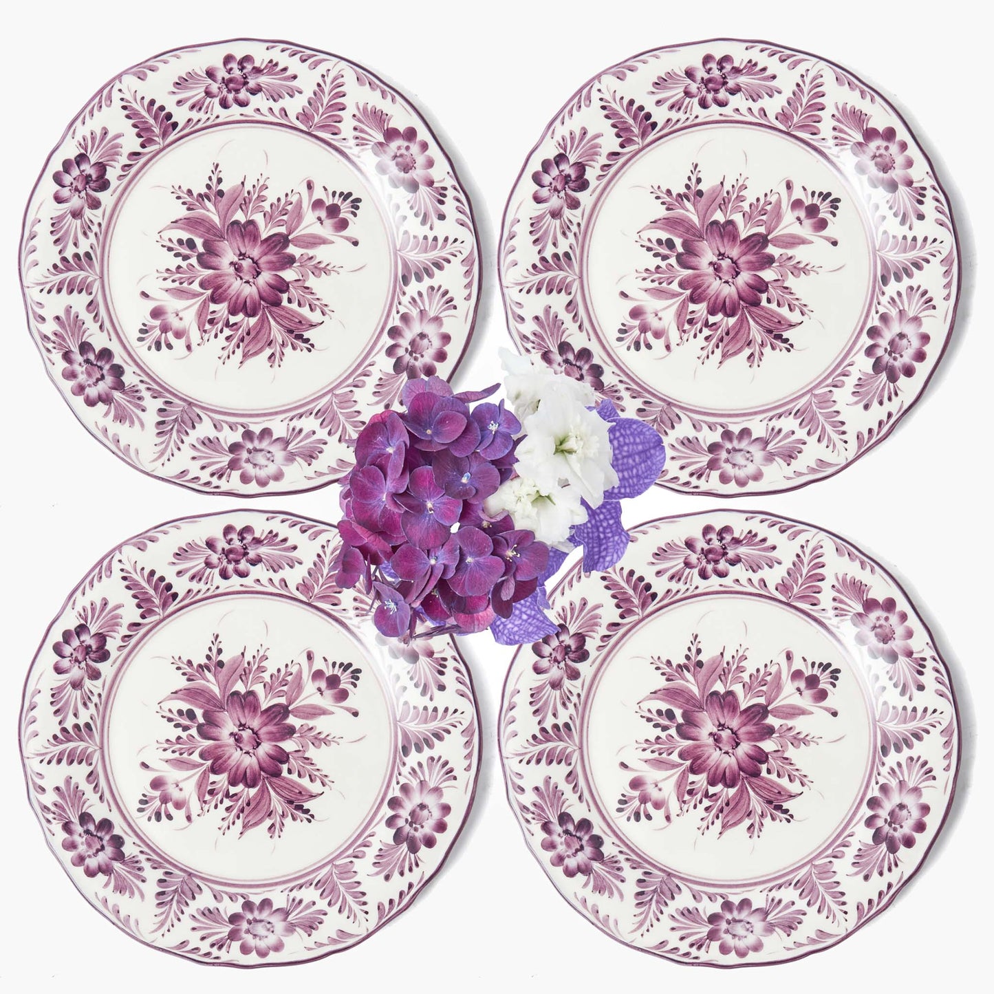 Purple Pandora Dinner Plates (Set of 4)