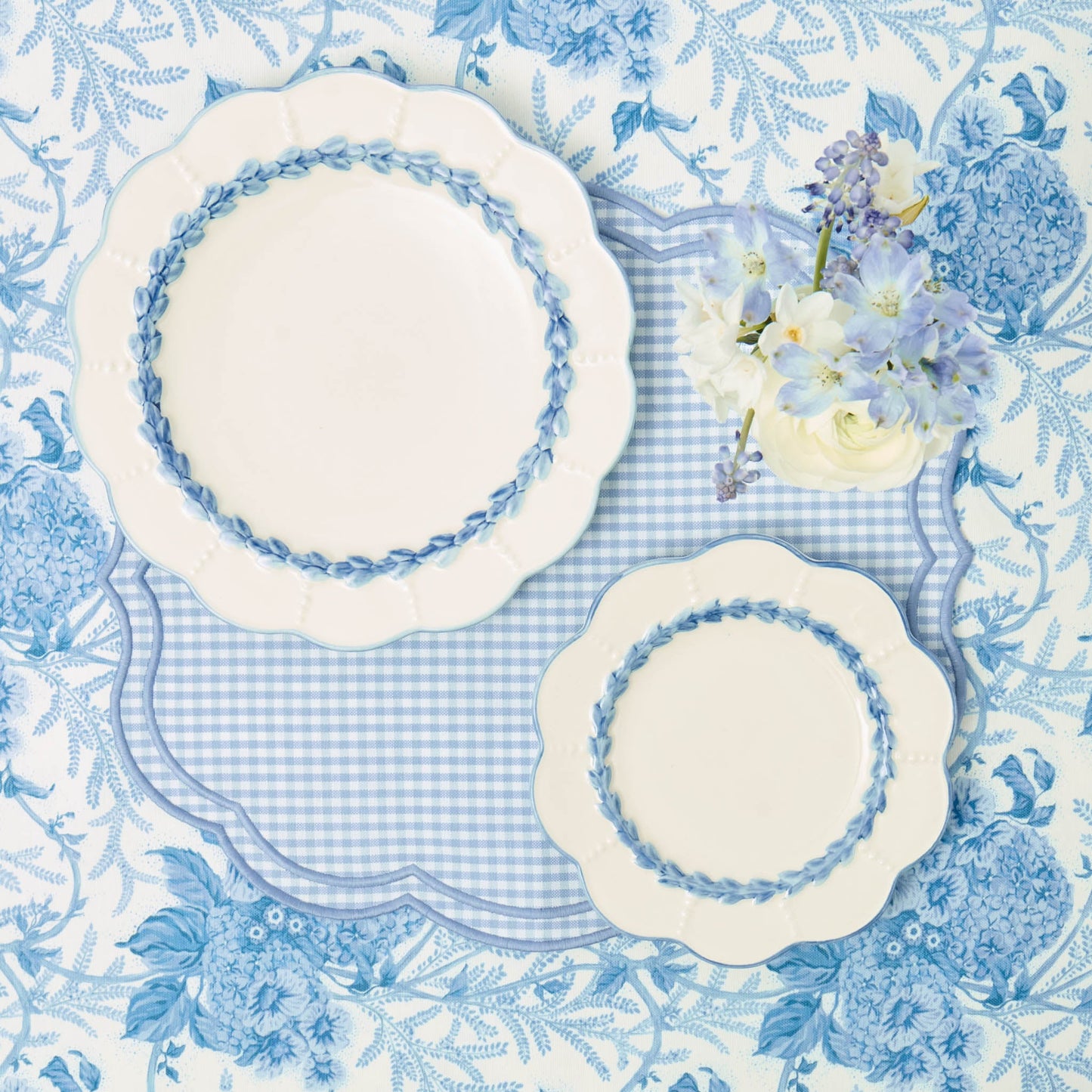 Blue Laurel Starter Plate