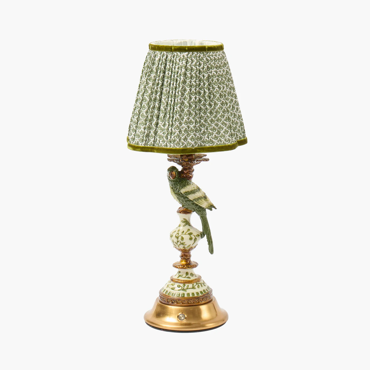 Olive Lotus Lampshade (18cm)