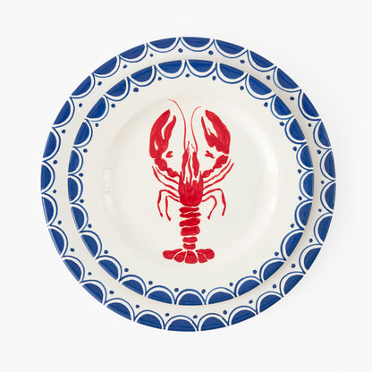 Lobster Dinner & Starter Plates (Set of 8)