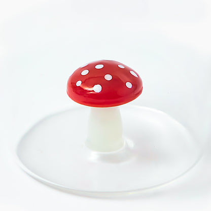 Red Mushroom Jug & Glasses (Set of 4)