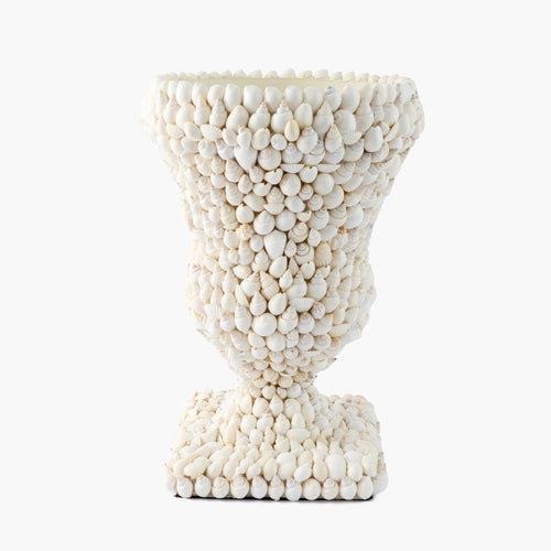 Large Shell Urn Vase