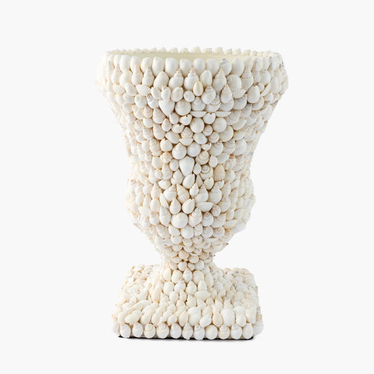 Large Shell Urn Vase