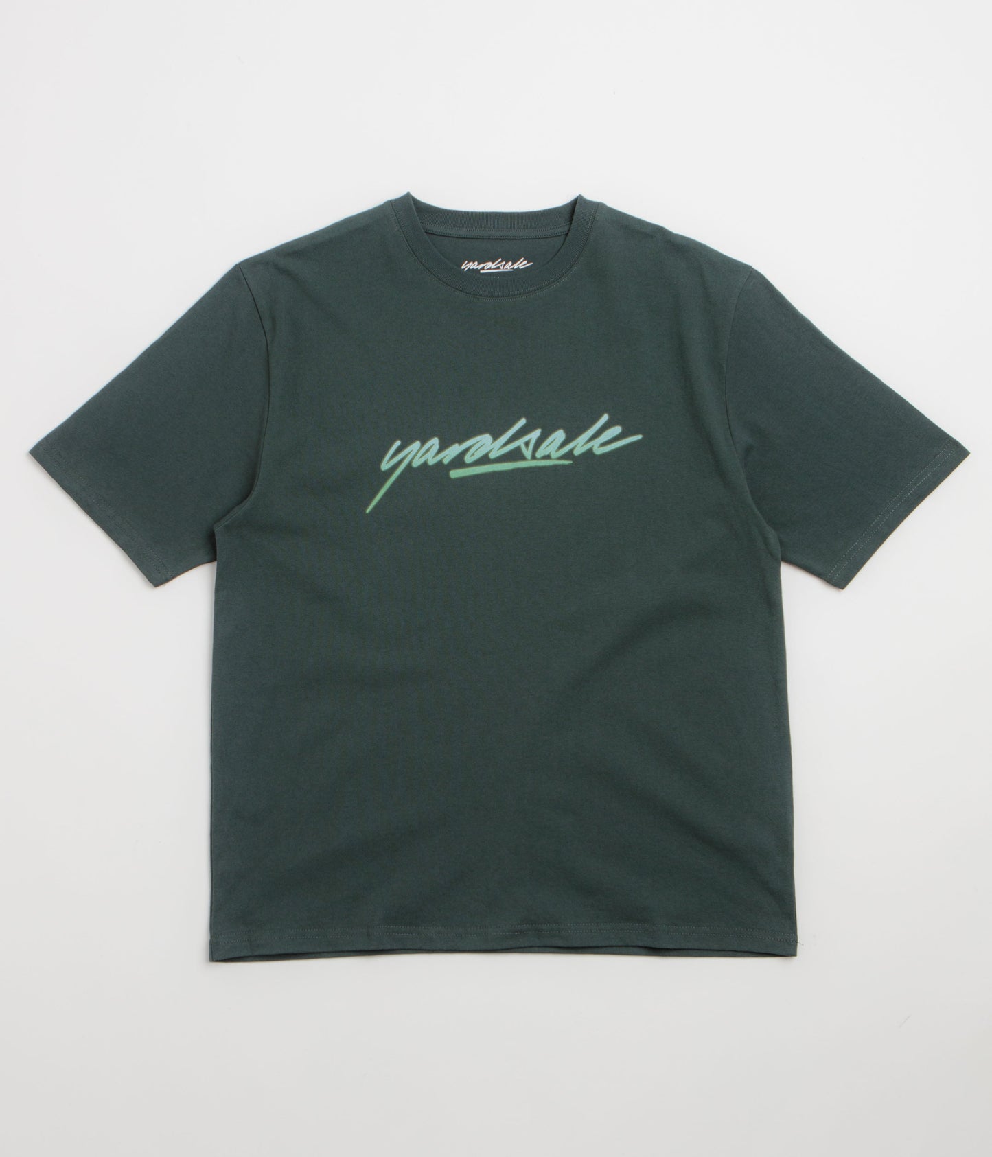 Yardsale Script T-Shirt - Green