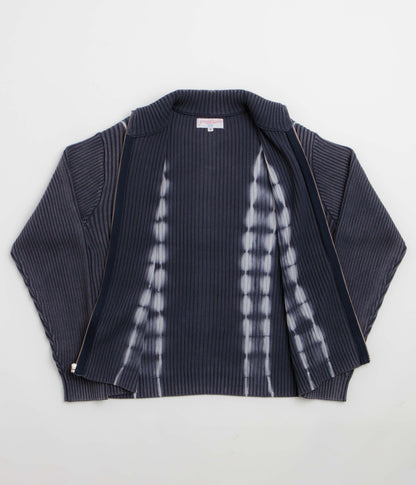 Yardsale Tie Dye Full Zip Sweatshirt - Navy